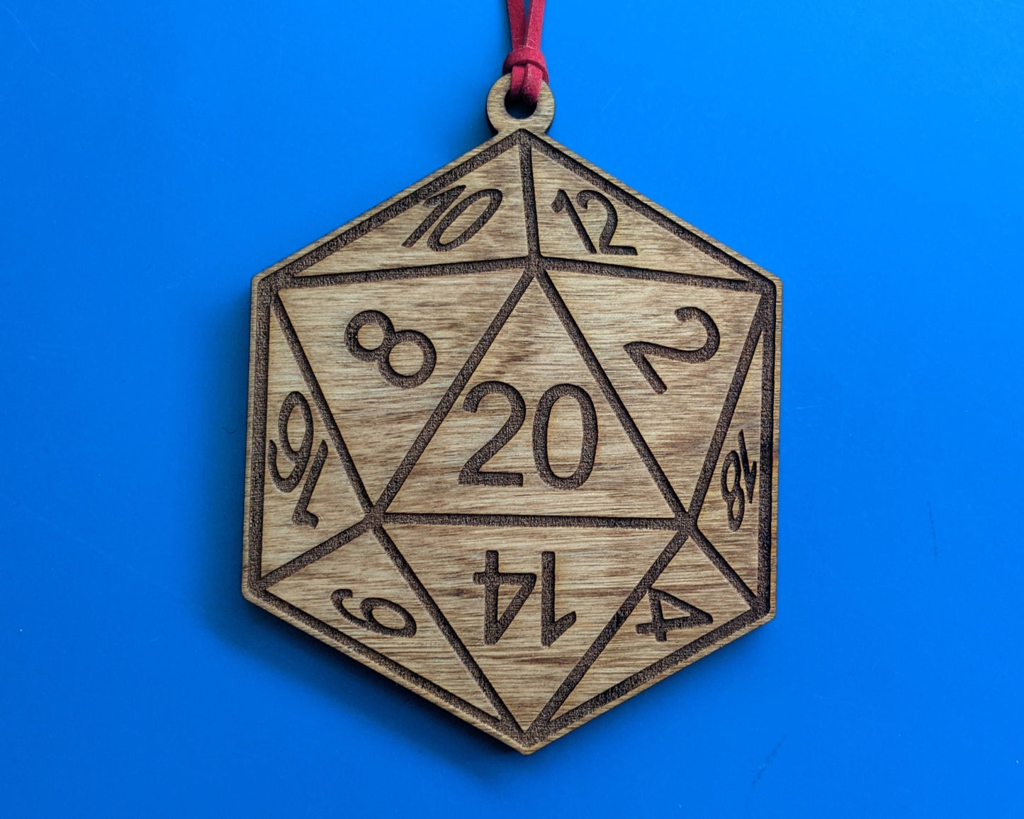 Twenty Sided Dice Christmas Tree Ornament