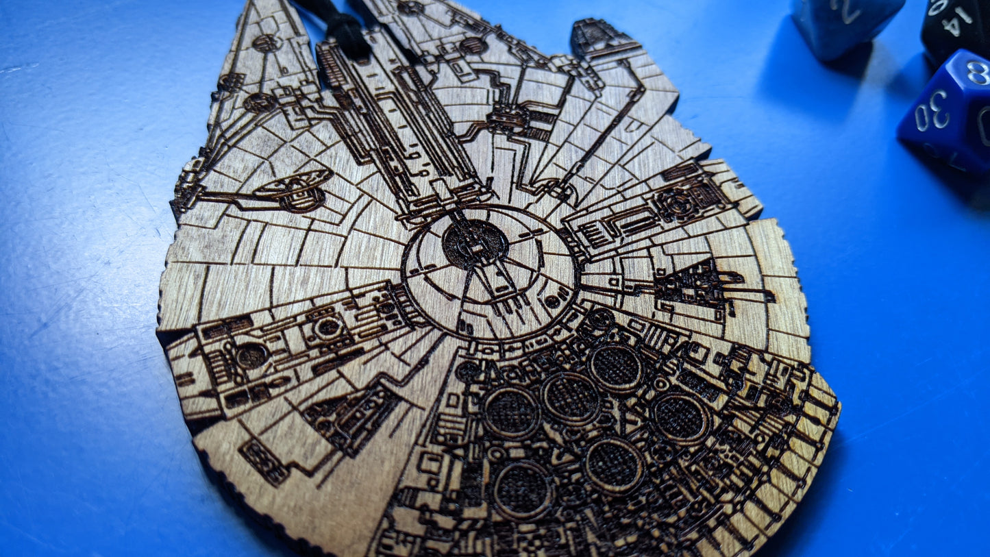 Millennium Falcon Christmas Tree Ornament