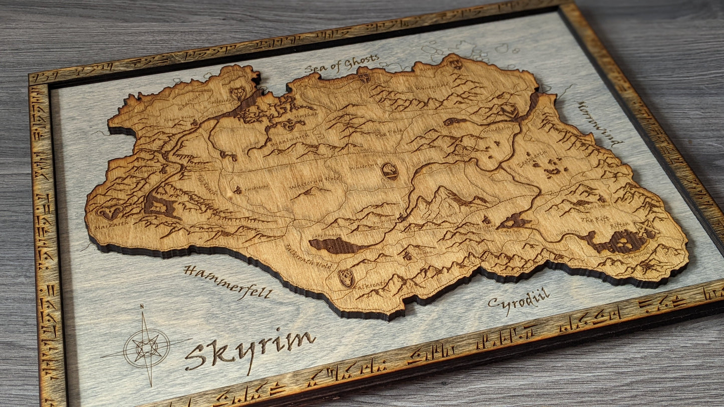 Skyrim World Map