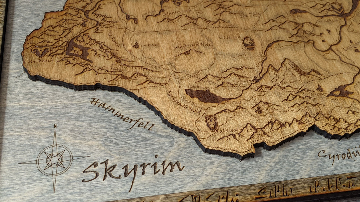 Skyrim World Map