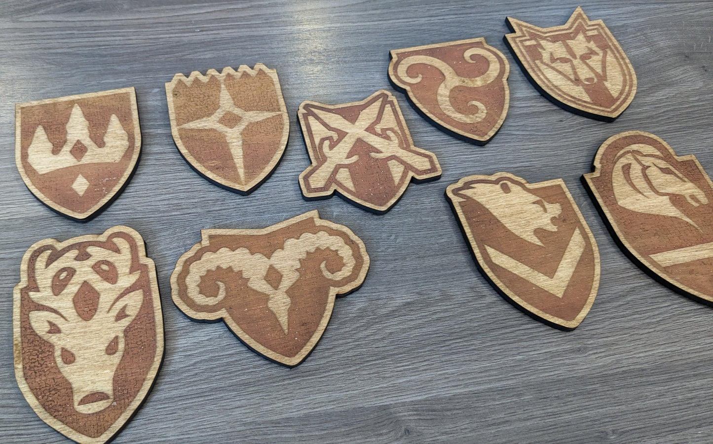 Skyrim City Wood Coasters