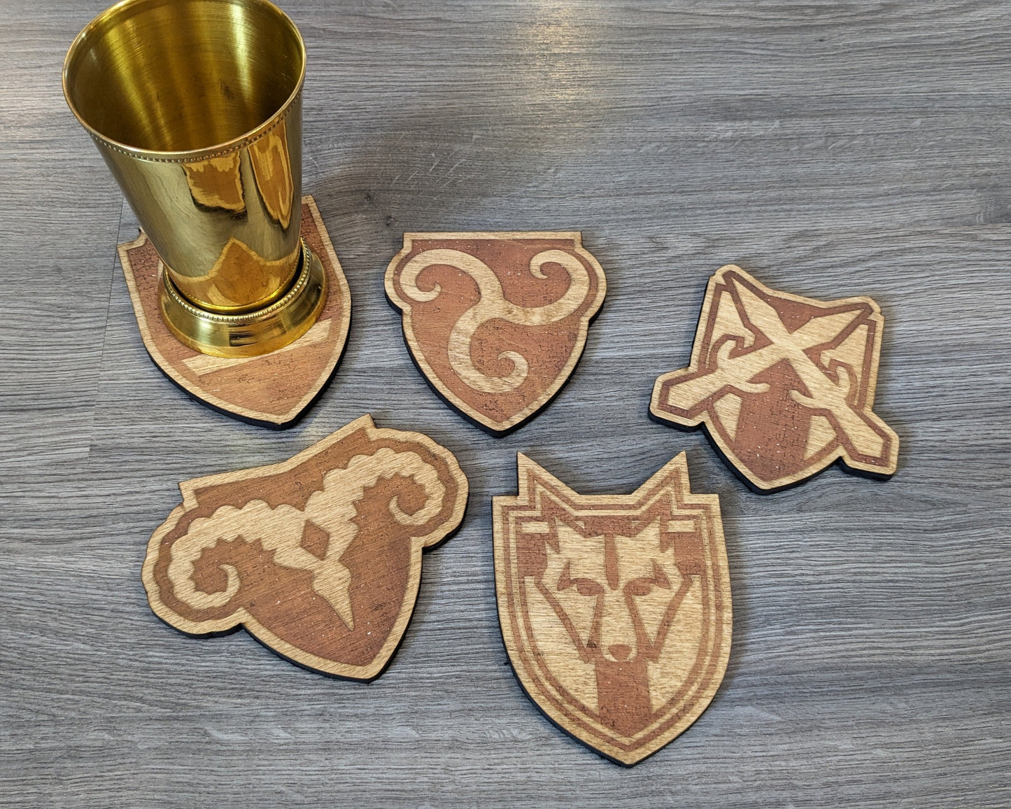 Skyrim City Wood Coasters