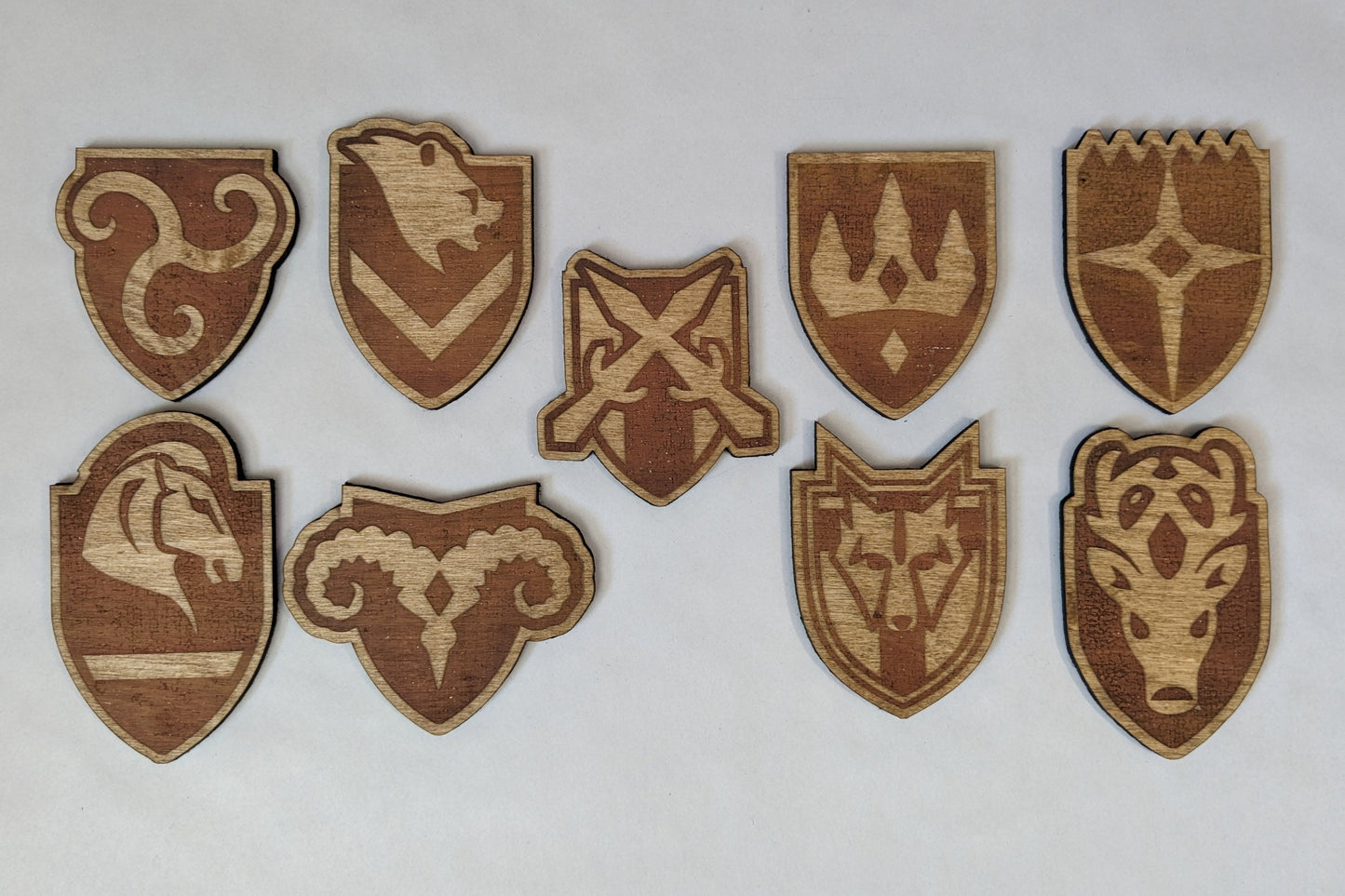 Skyrim City Wood Coasters