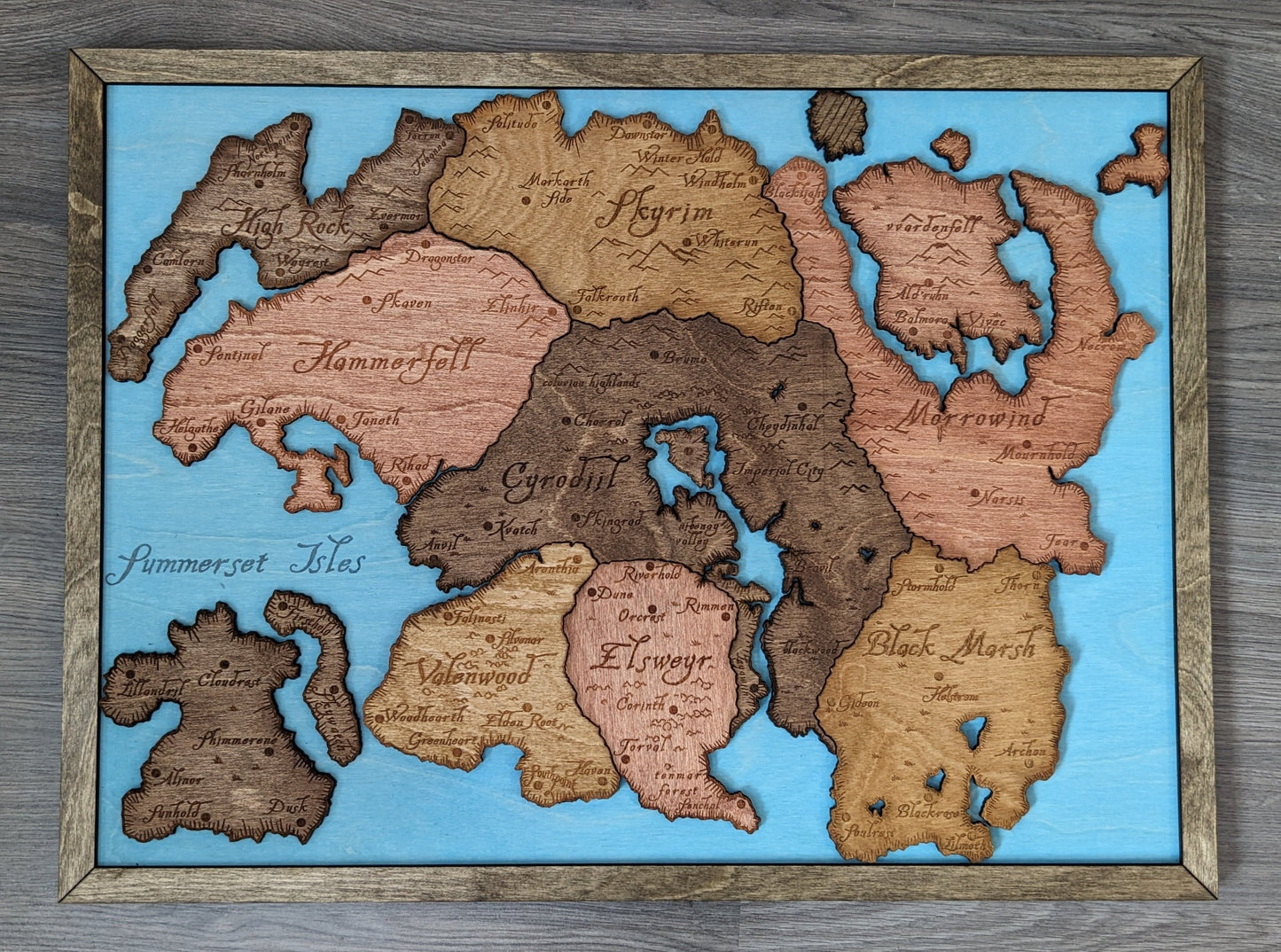 Massive Tamriel World Map