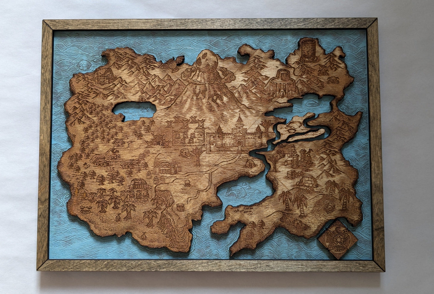 Zelda Link's Awakening Koholint World Map