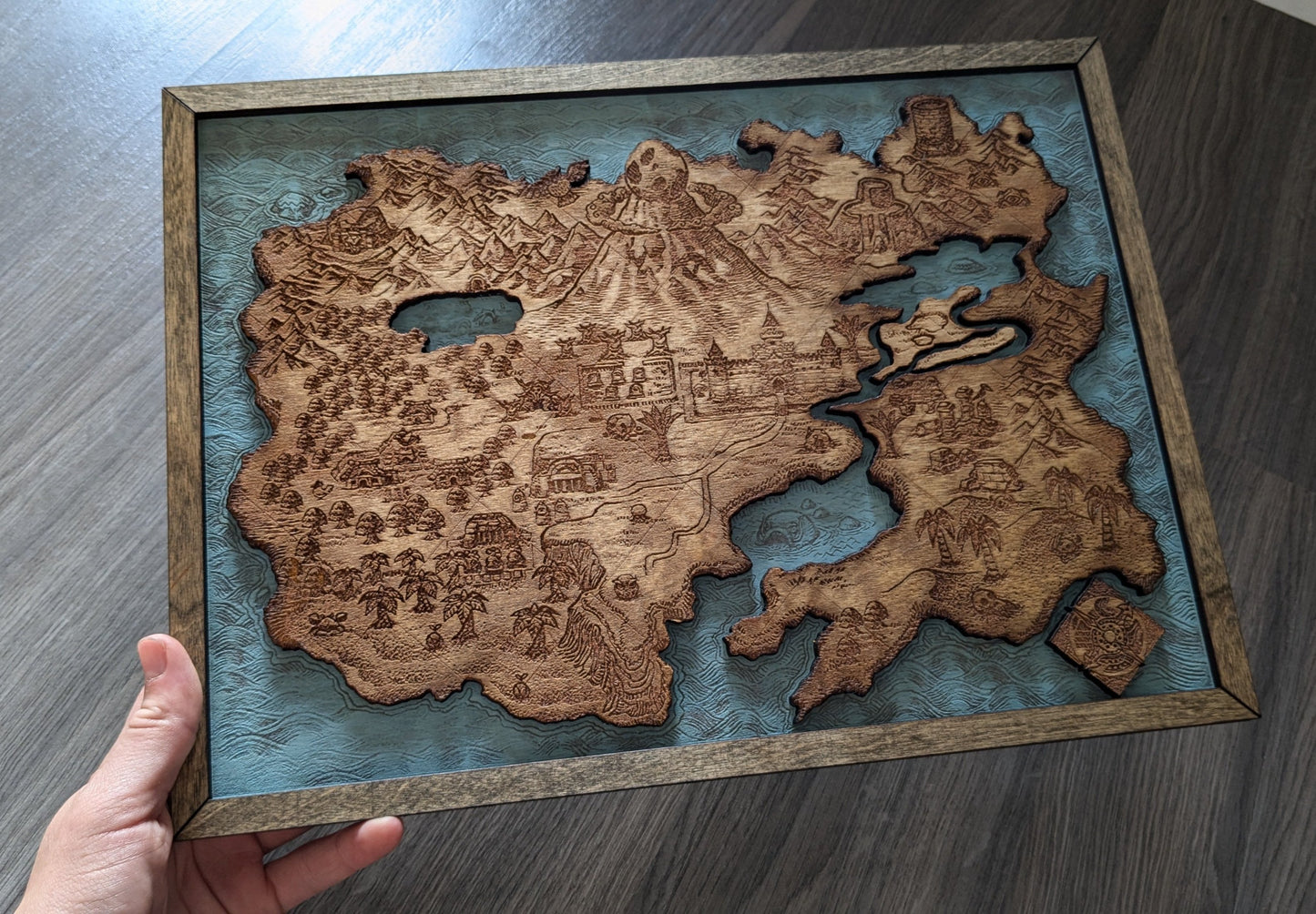 Zelda Link's Awakening Koholint World Map