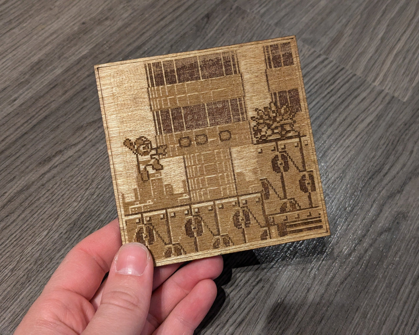 Mega Man Wood Coasters