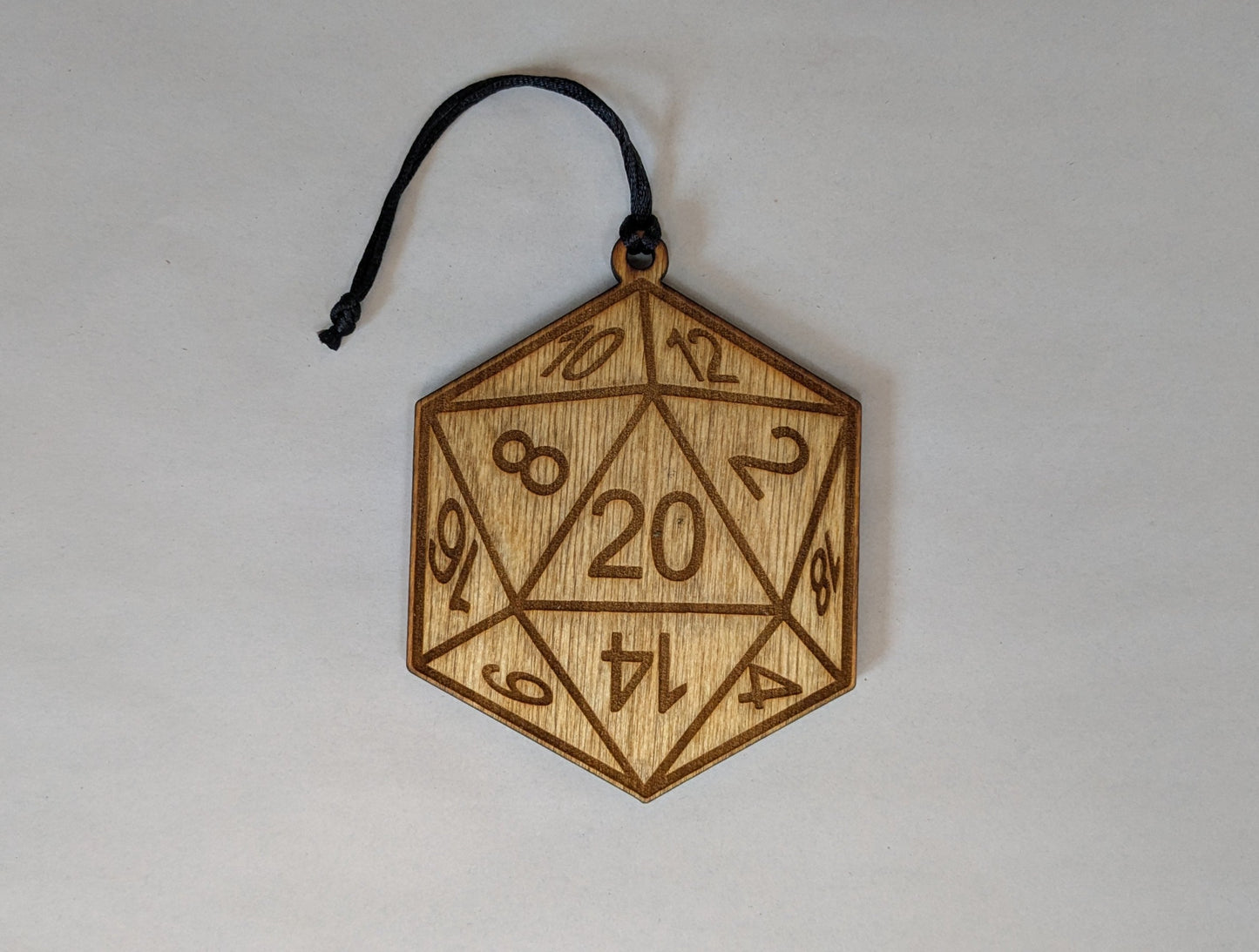 Twenty Sided Dice Christmas Tree Ornament