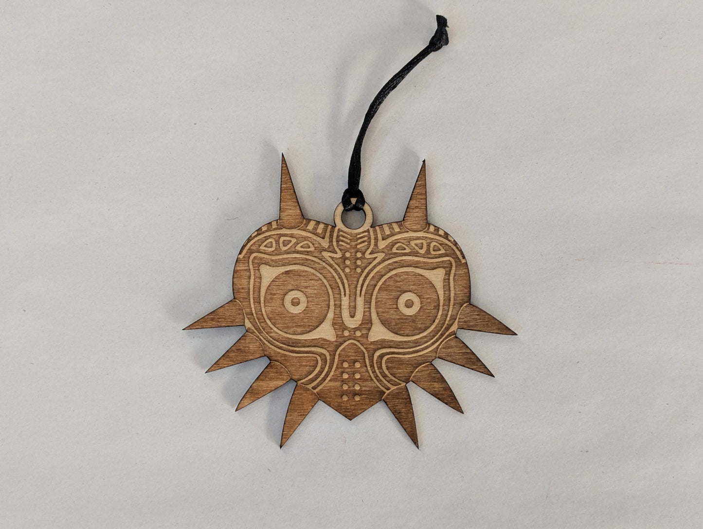 Zelda Christmas Tree Wood Ornaments: Majora's Mask, Hyrule Crest, Link