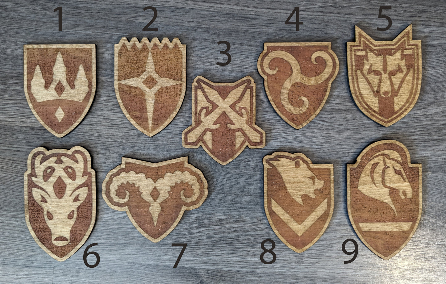 Skyrim City Wood Coasters